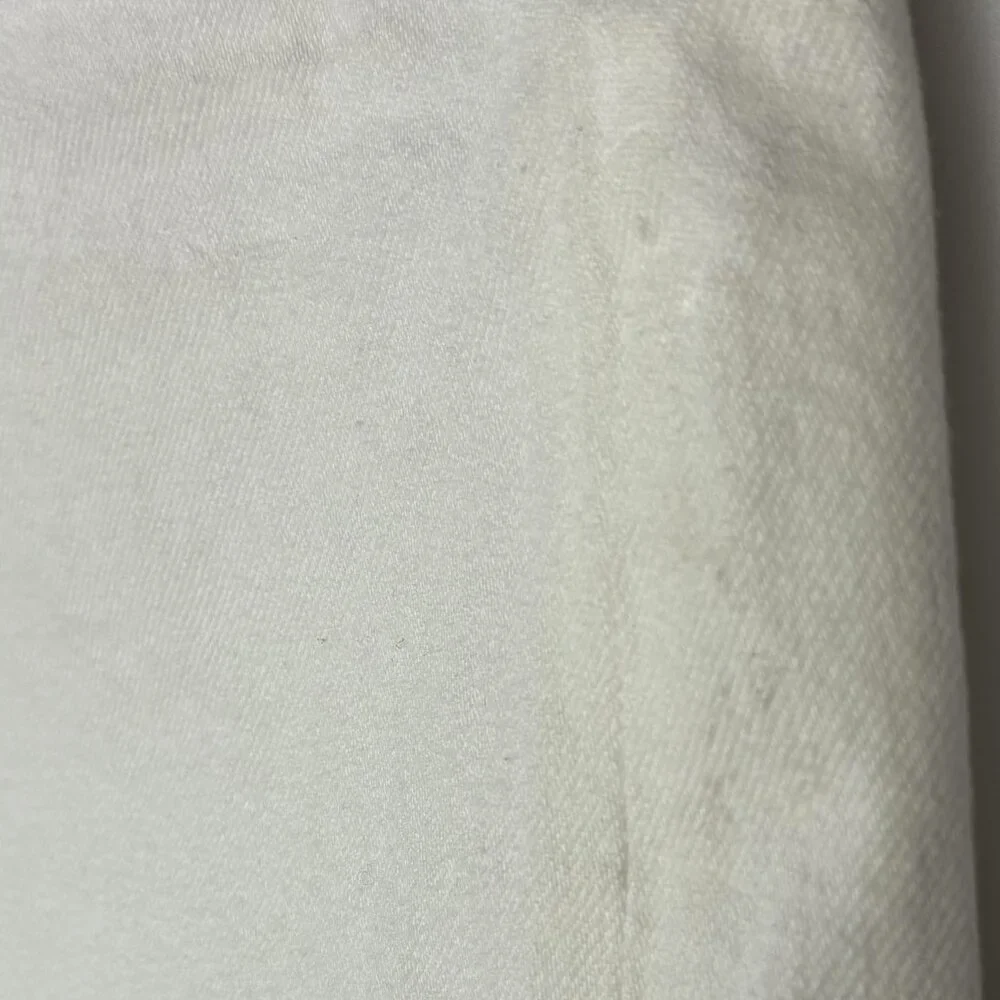 30 Agolde High Rise Short Parker Long Organic Cotton White Button Closure Denim - Picture 11 of 16